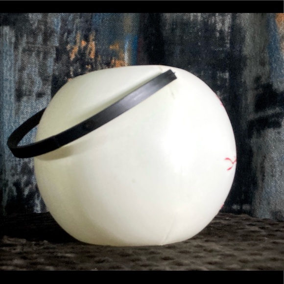 RARE Vintage Halloween Eye Eyeball Blow Mold Candy Pail Creepy Cute Decor - Picture 8 of 12